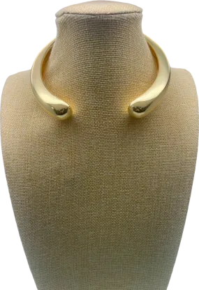 Gold-Tone Collar Choker Necklace