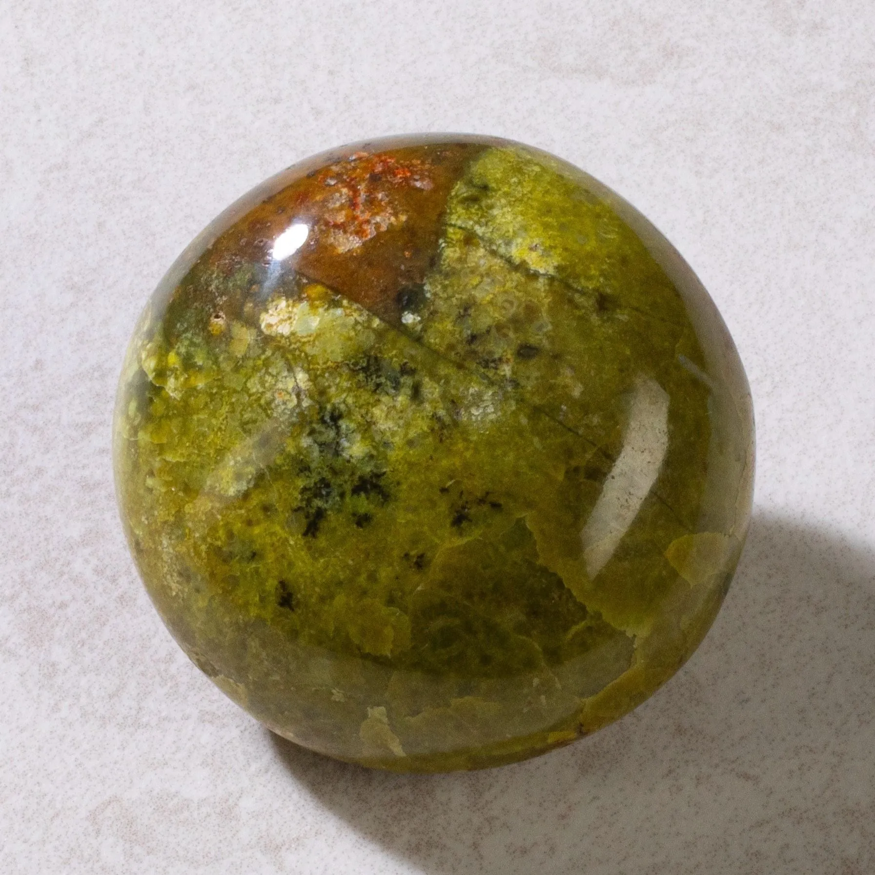 Green Opal Palm Stone