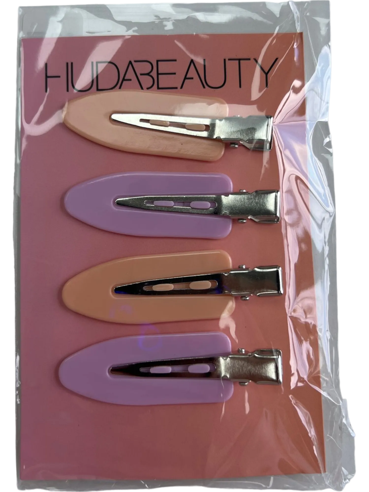 HUDA BEAUTY Pink Hair Clips Set