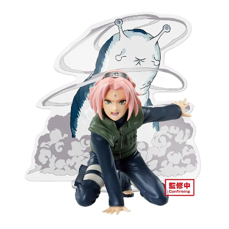 In Stock Banpresto Anime Naruto Shippuuden Haruno Sakura Katsuyu Original Anime Model Pvc Collectible Toys for Boys 9Cm