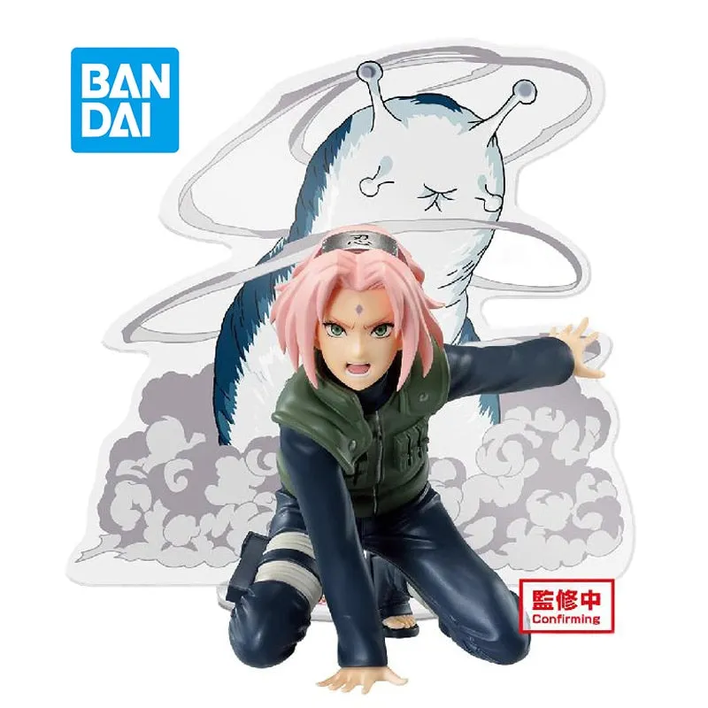 In Stock Banpresto Anime Naruto Shippuuden Haruno Sakura Katsuyu Original Anime Model Pvc Collectible Toys for Boys 9Cm