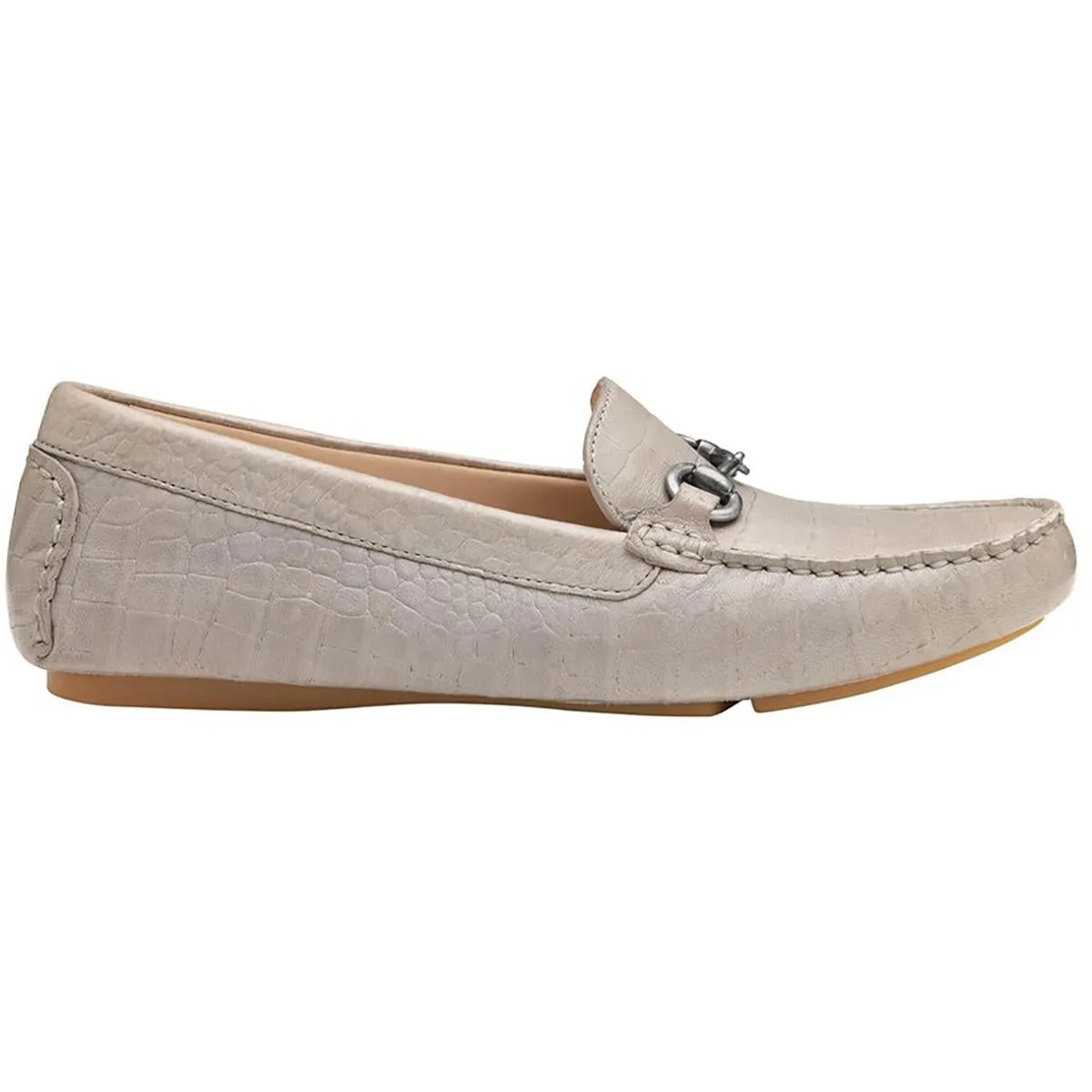 Johnston & Murphy Womens Maggie Faux Leather Slip On Loafers