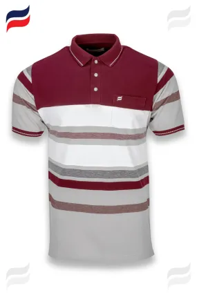 Kevin Ninan Striped Polo