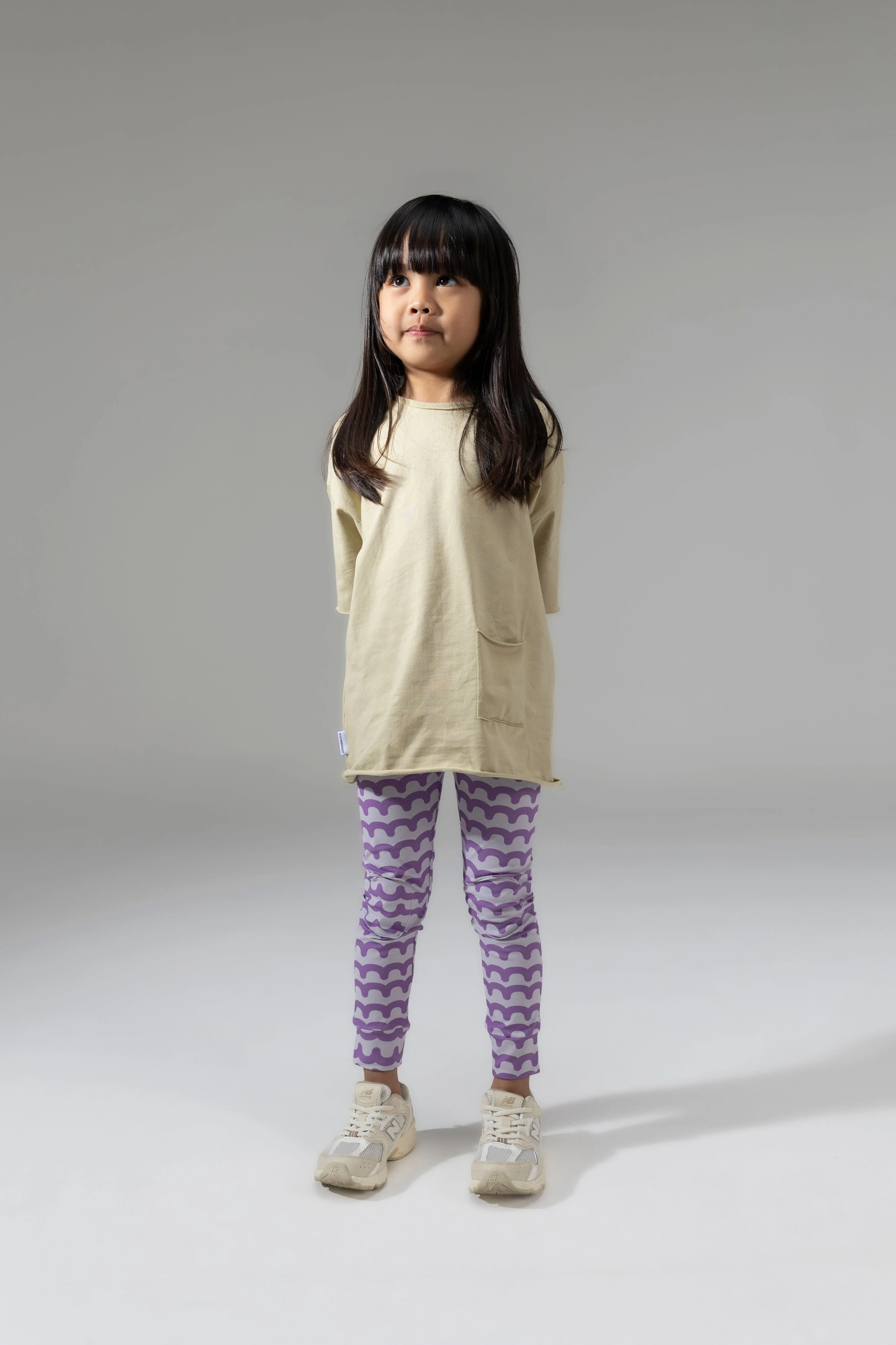 Kinder T-Shirt Oversized Sage Green