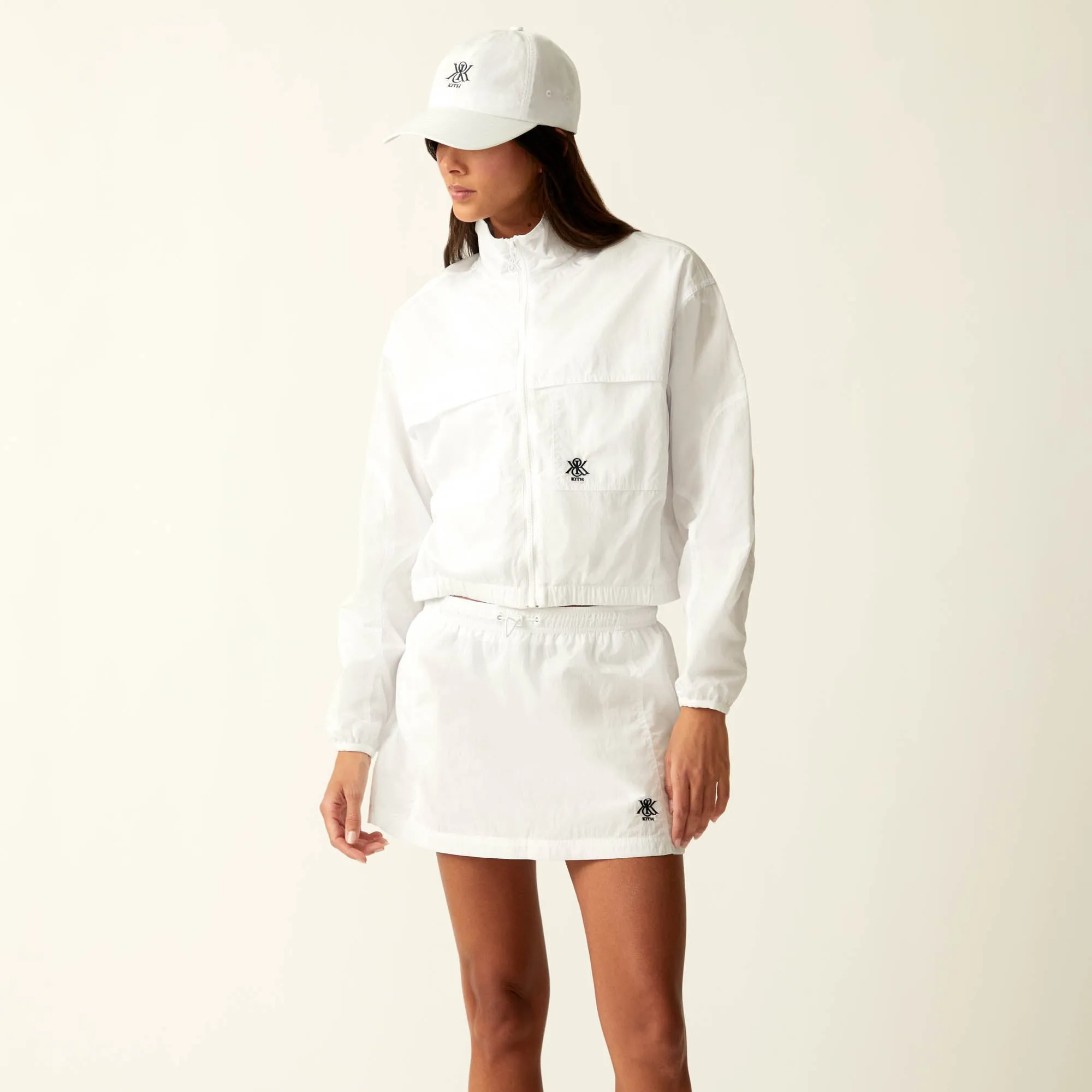 Kith Women Lowen Nylon Track Jacket - White