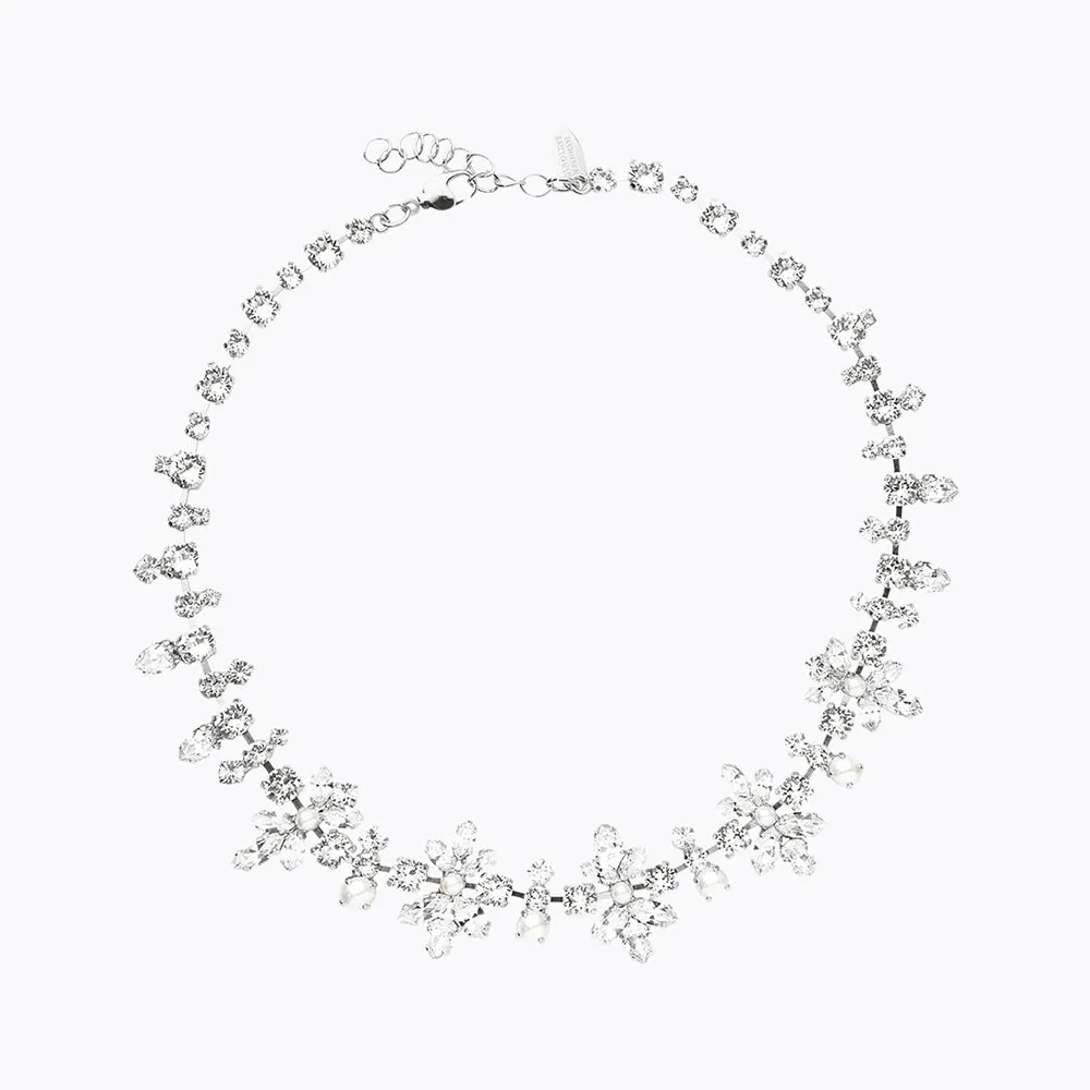 La Vie En Rose Necklace / Pearl   Crystal