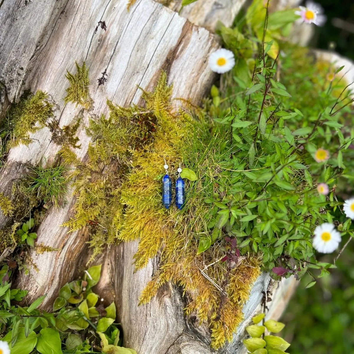 Lapis Lazuli Meditation Earrings