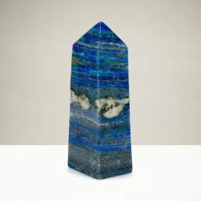 Lapis Lazuli Polished Obelisk from Afghanistan - 8.5 / 1,990 grams