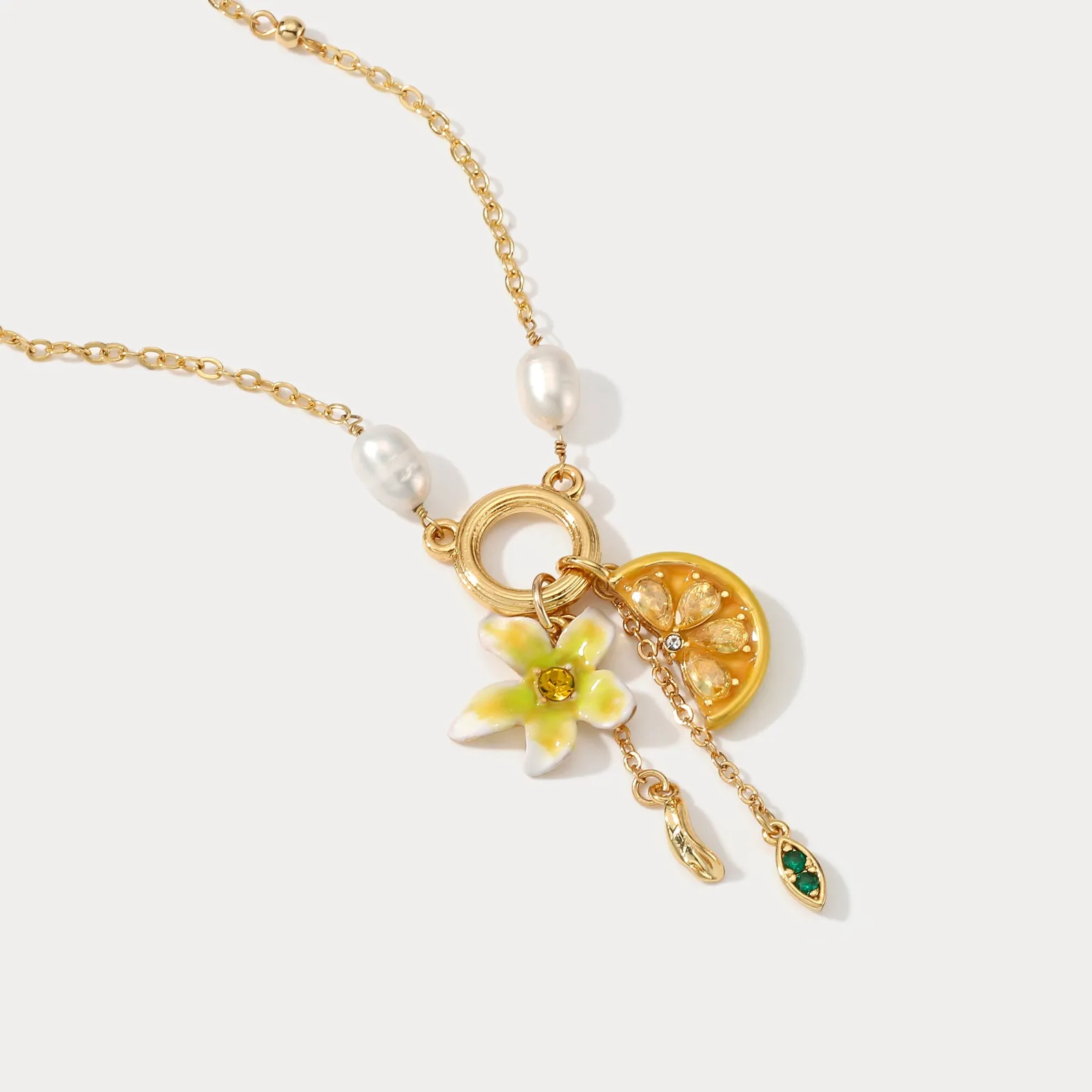 Lemon Flower Necklace