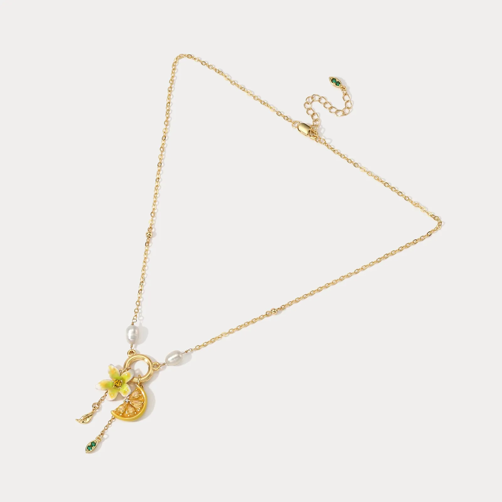 Lemon Flower Necklace