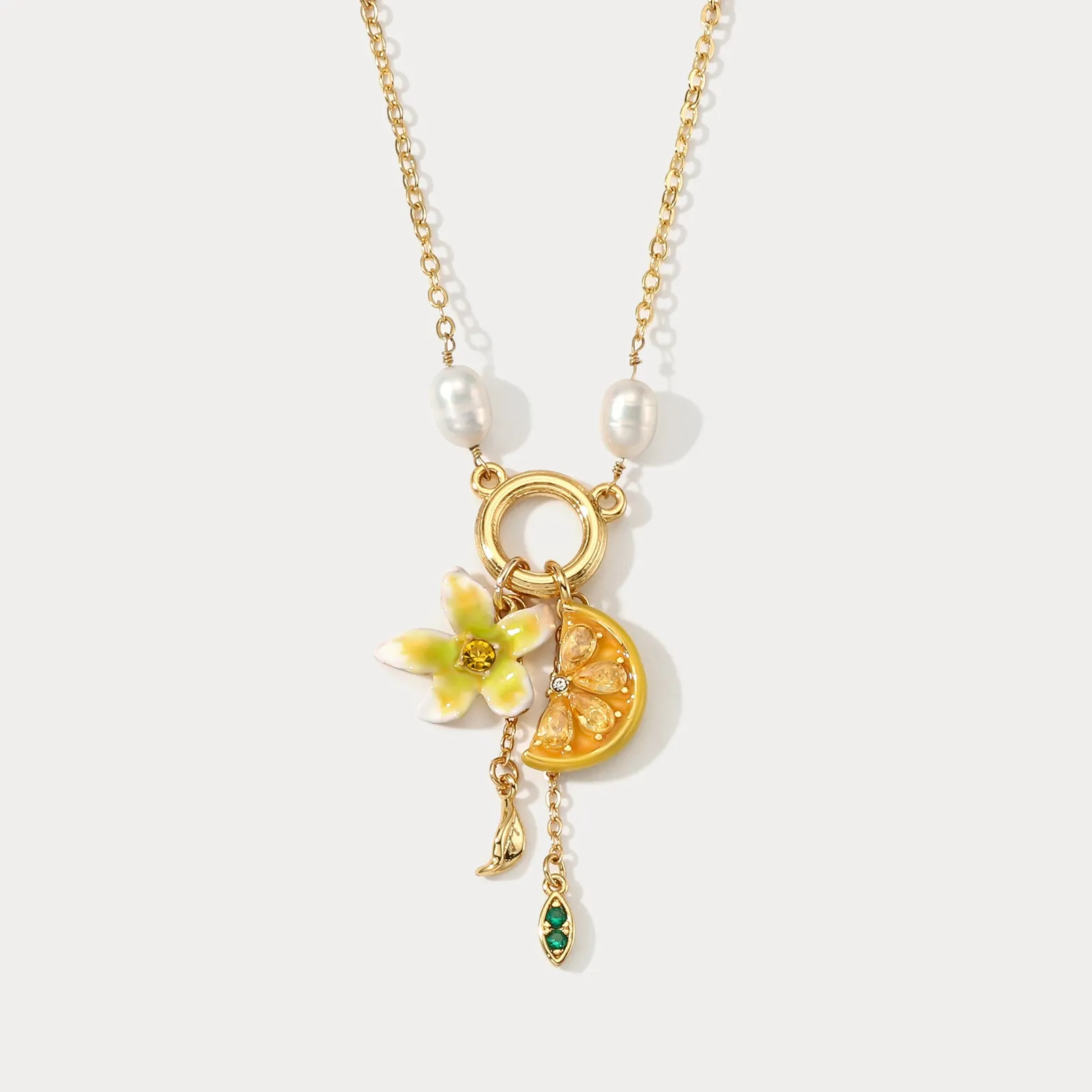 Lemon Flower Necklace