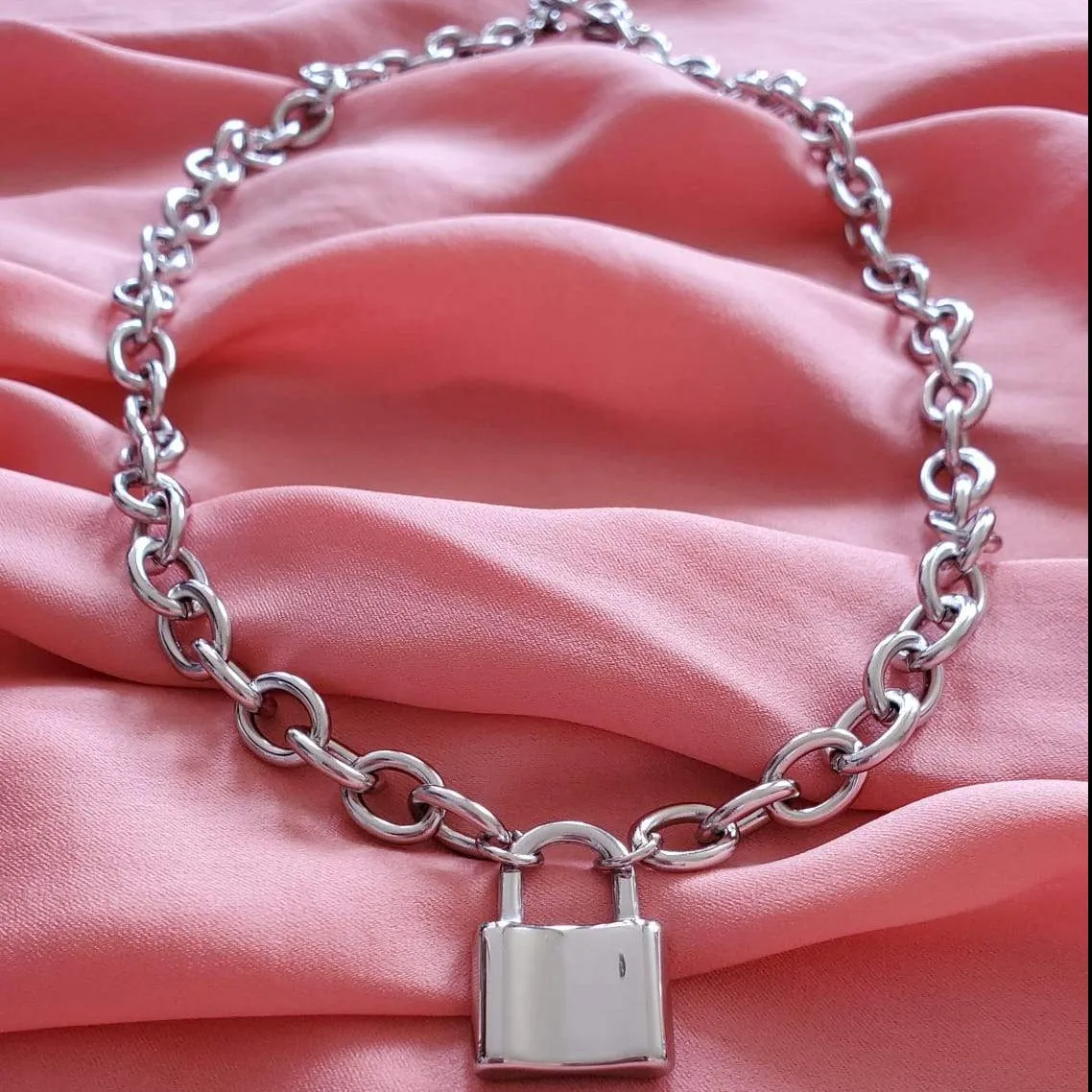 Lock the Silver Door Necklace