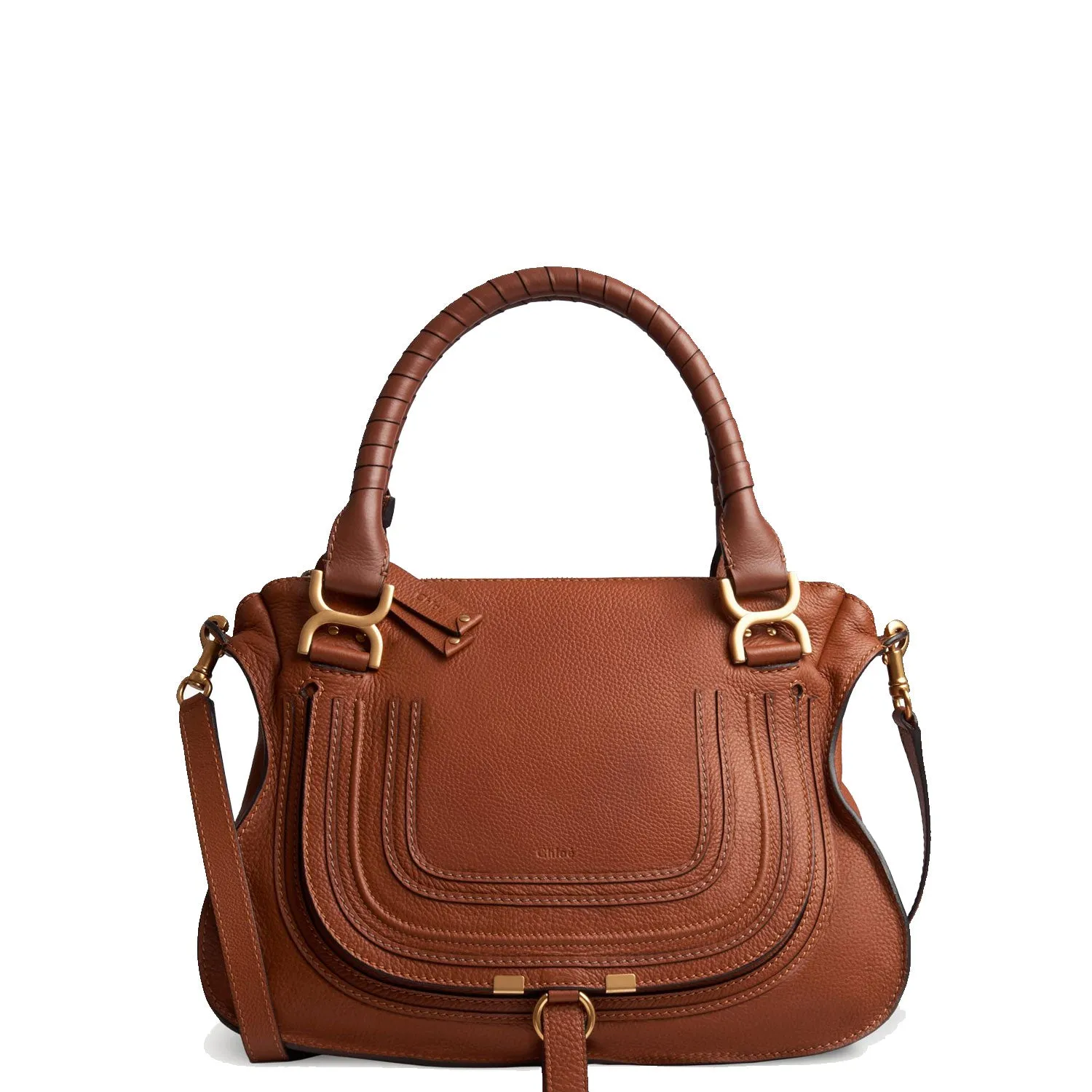 Marcie Small Double Calf, Tan