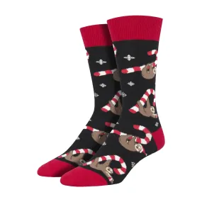 Men's Merry Slothmas Crew Socks