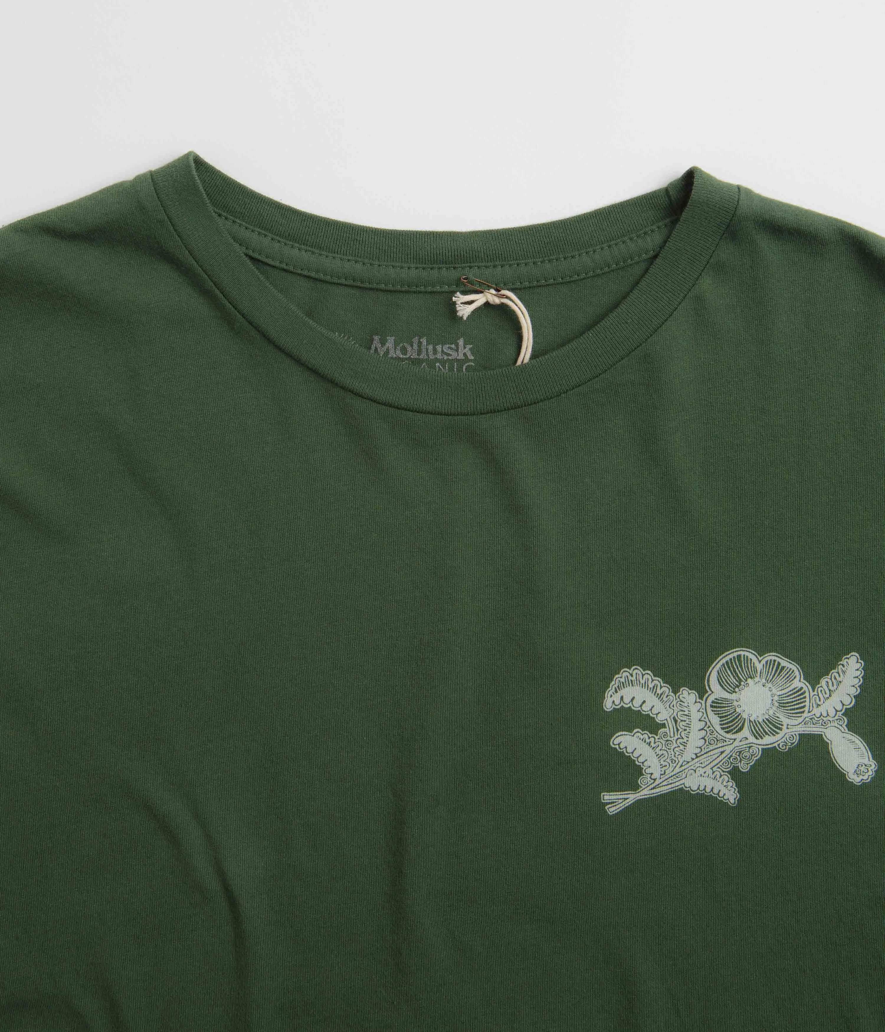 Mollusk Poppies T-Shirt - Schoolhouse Green