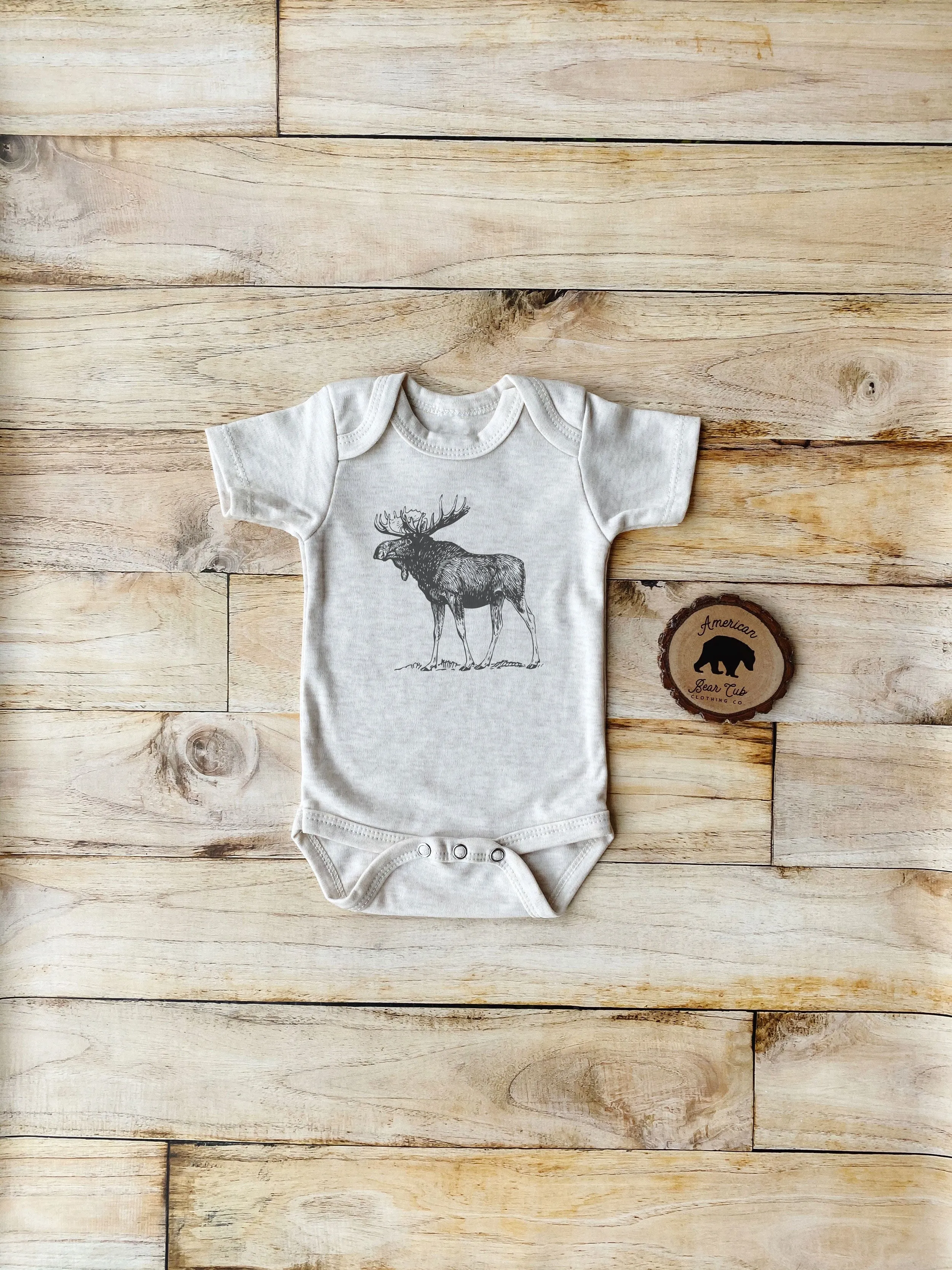 Moose Standing Tall Bodysuits, Shirts & Raglans for Baby, Toddler & Youth