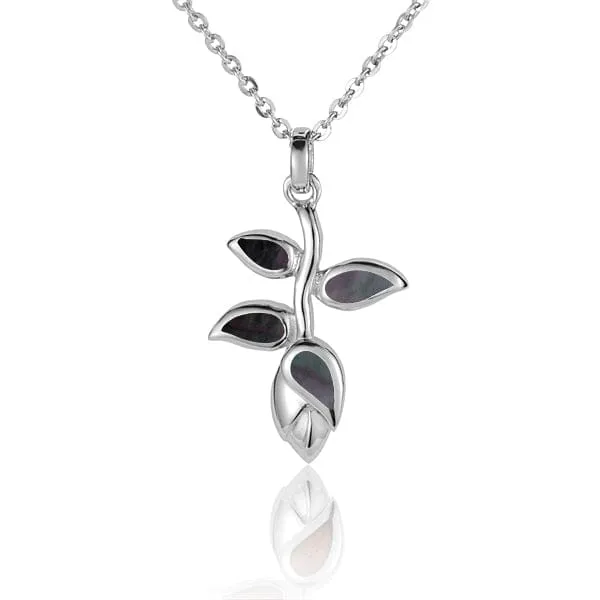 Mother of Pearl Heliconia Pendant