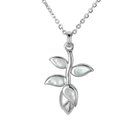 Mother of Pearl Heliconia Pendant