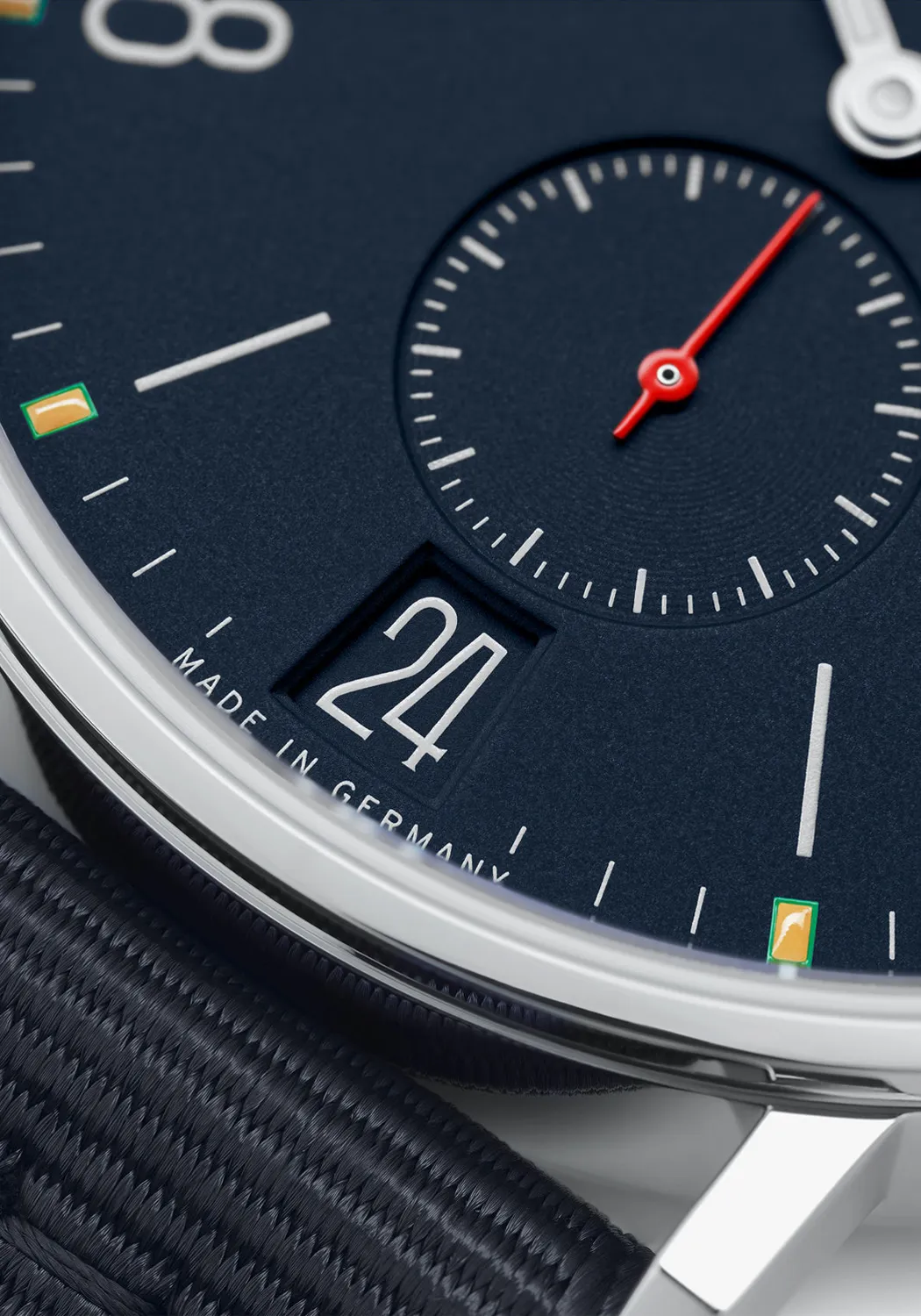 NOMOS Ahoi Date Atlantic 40mm Clear Back | Ref. 558