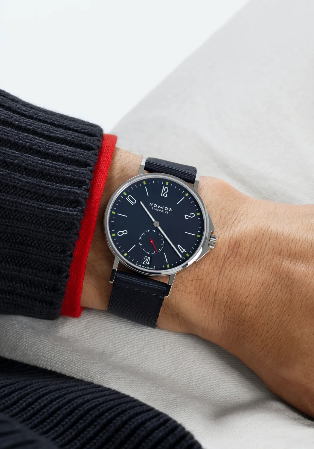 NOMOS Ahoi Date Atlantic 40mm Clear Back | Ref. 558