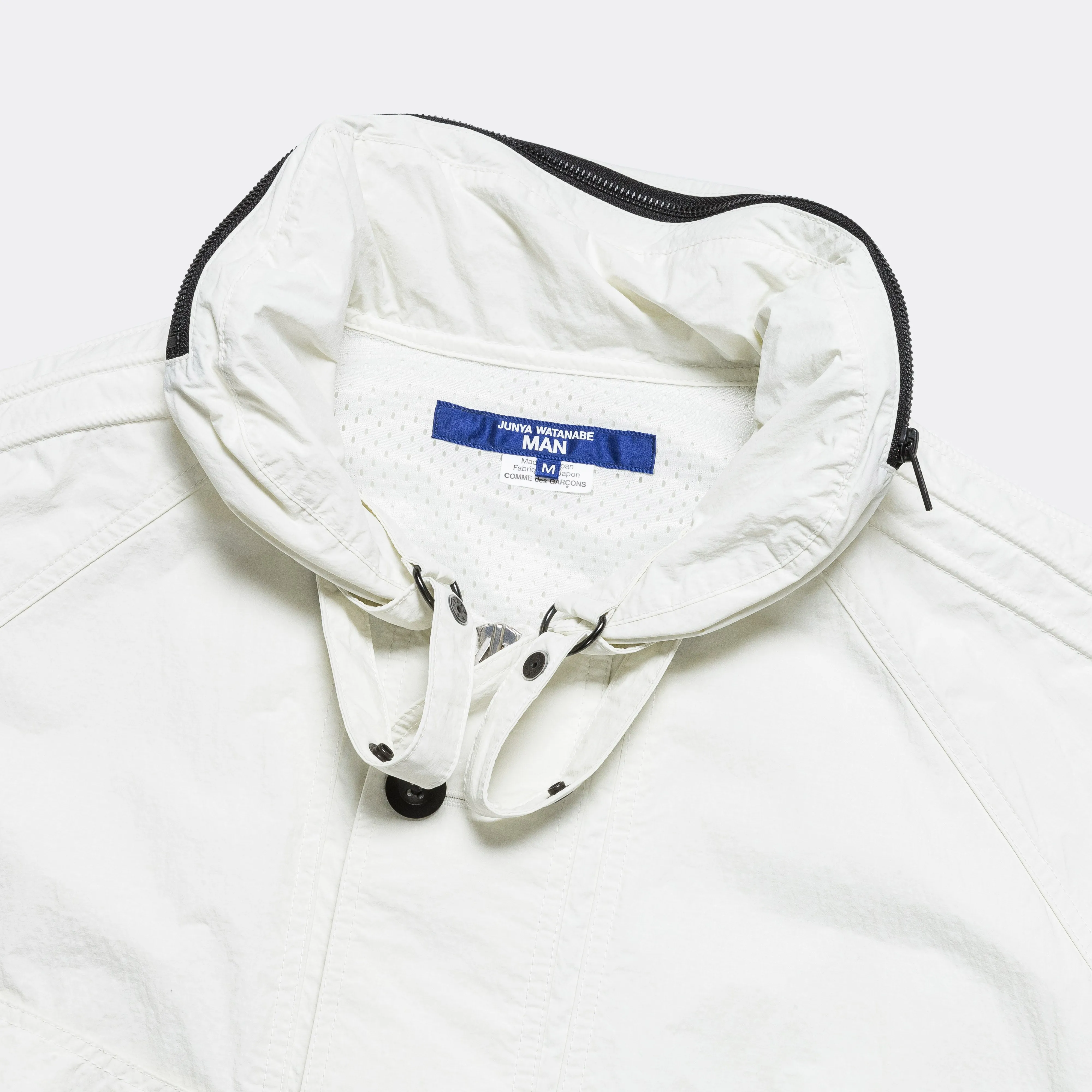 Nylon Rip-Stop Overshirt - White