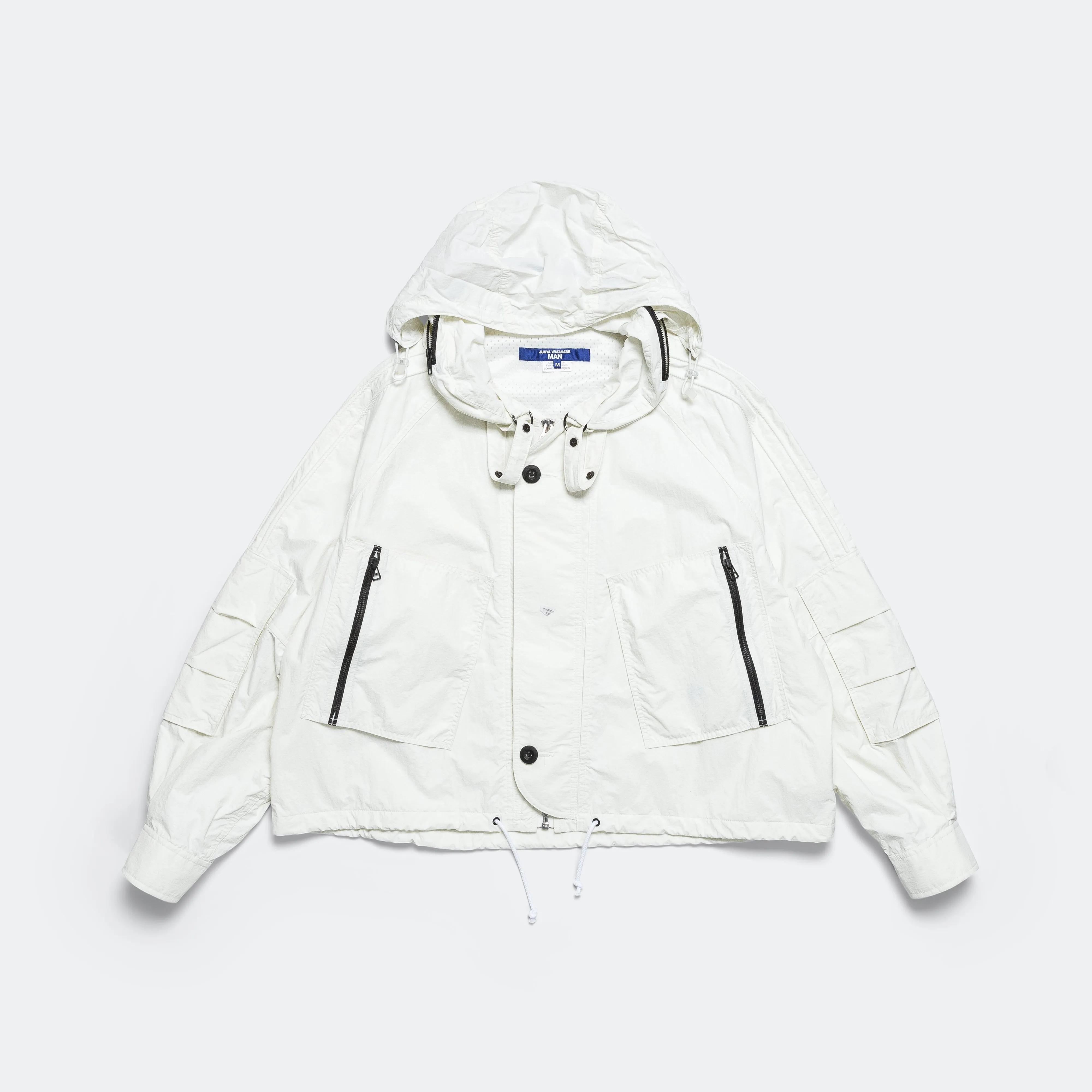 Nylon Rip-Stop Overshirt - White