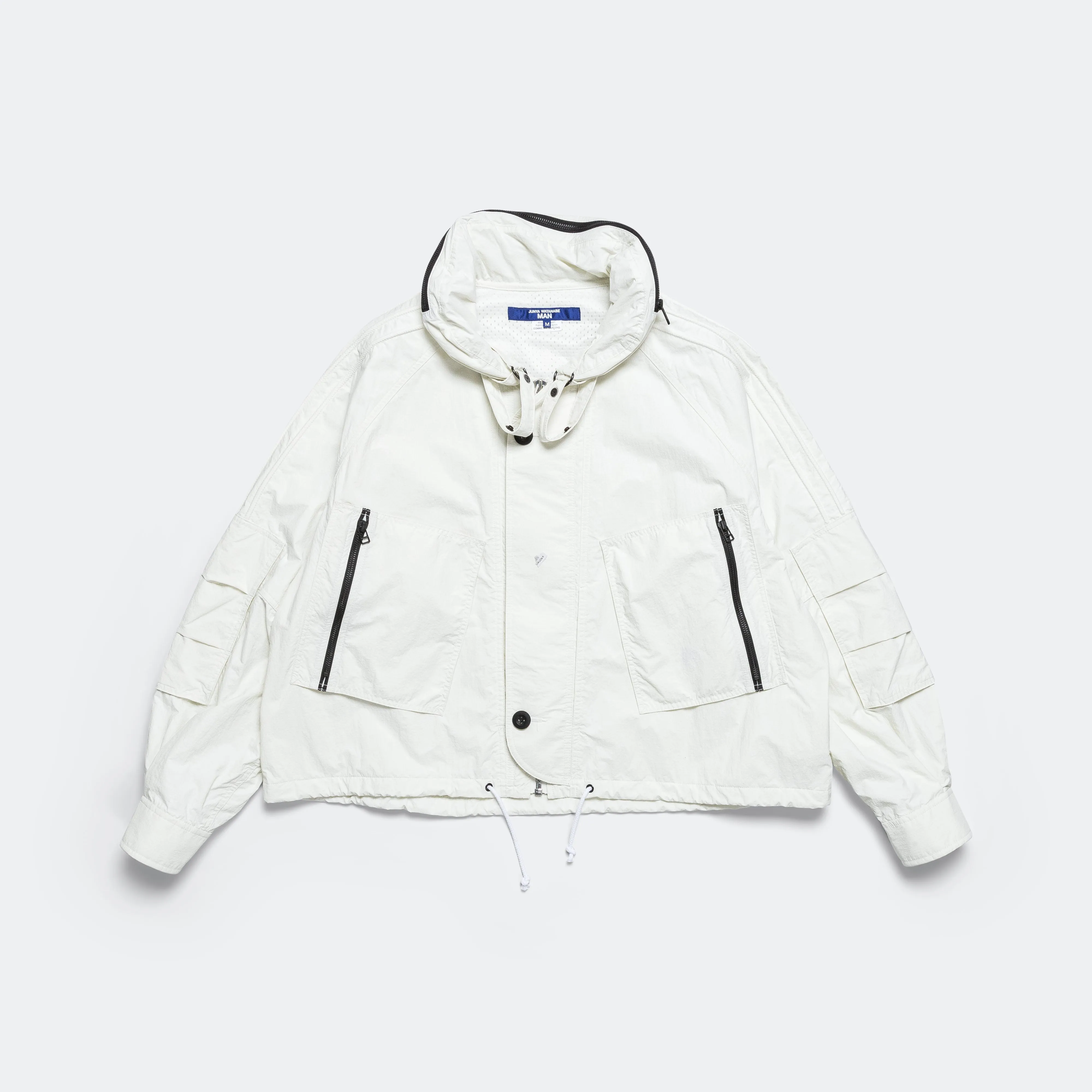 Nylon Rip-Stop Overshirt - White