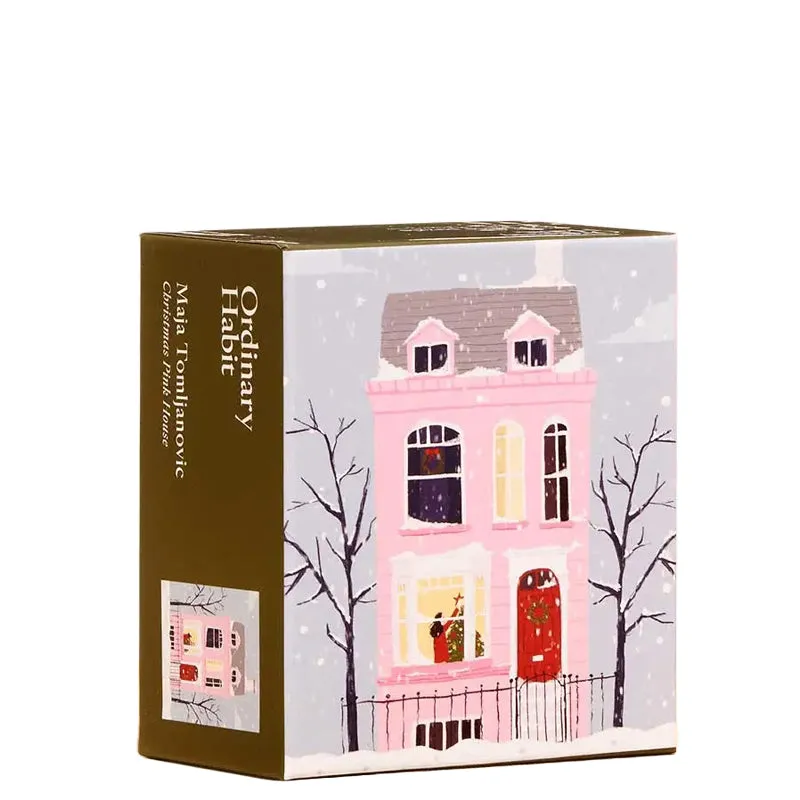 ORDINARY HABIT | Christmas Pink House Puzzle