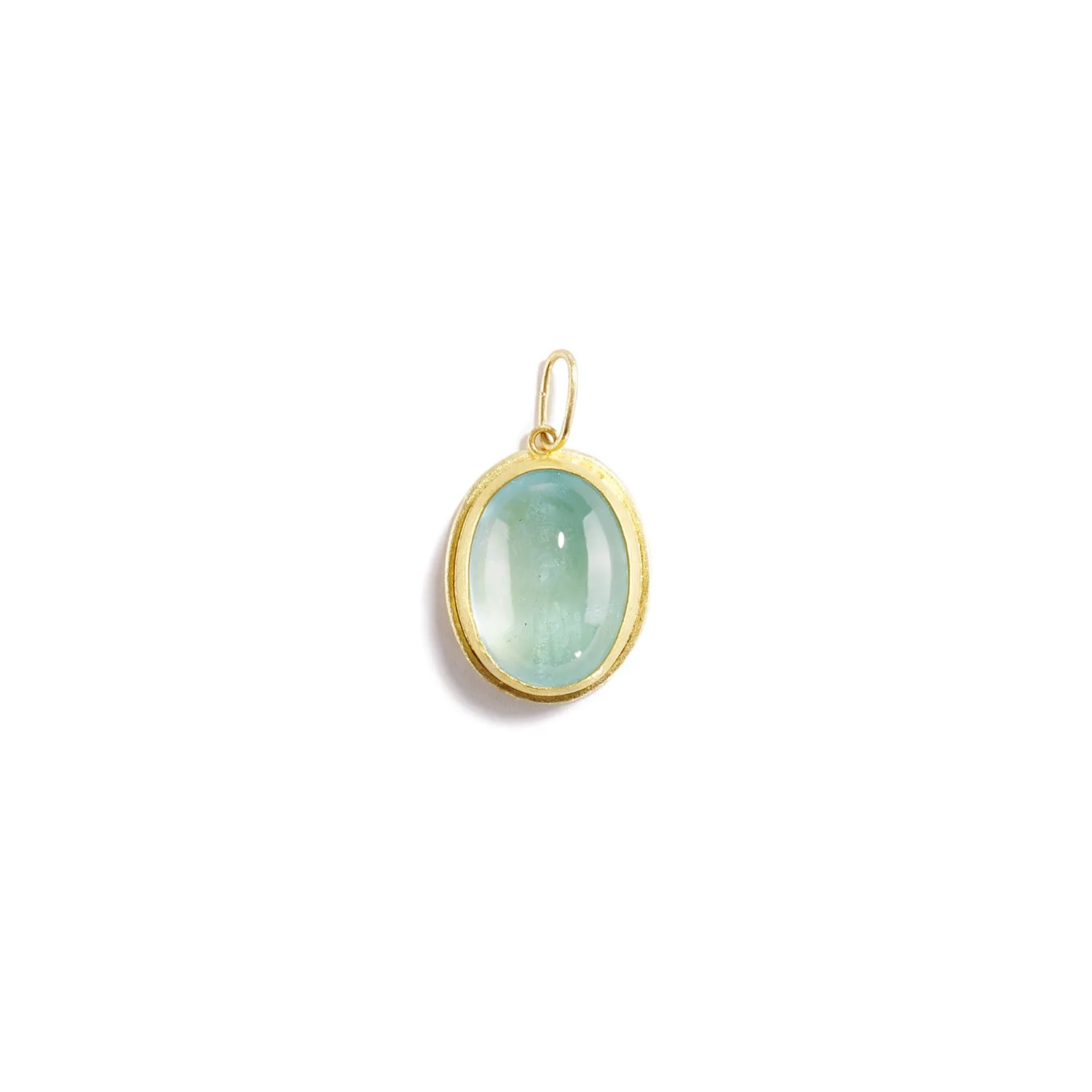 Oval Aquamarine Pendant