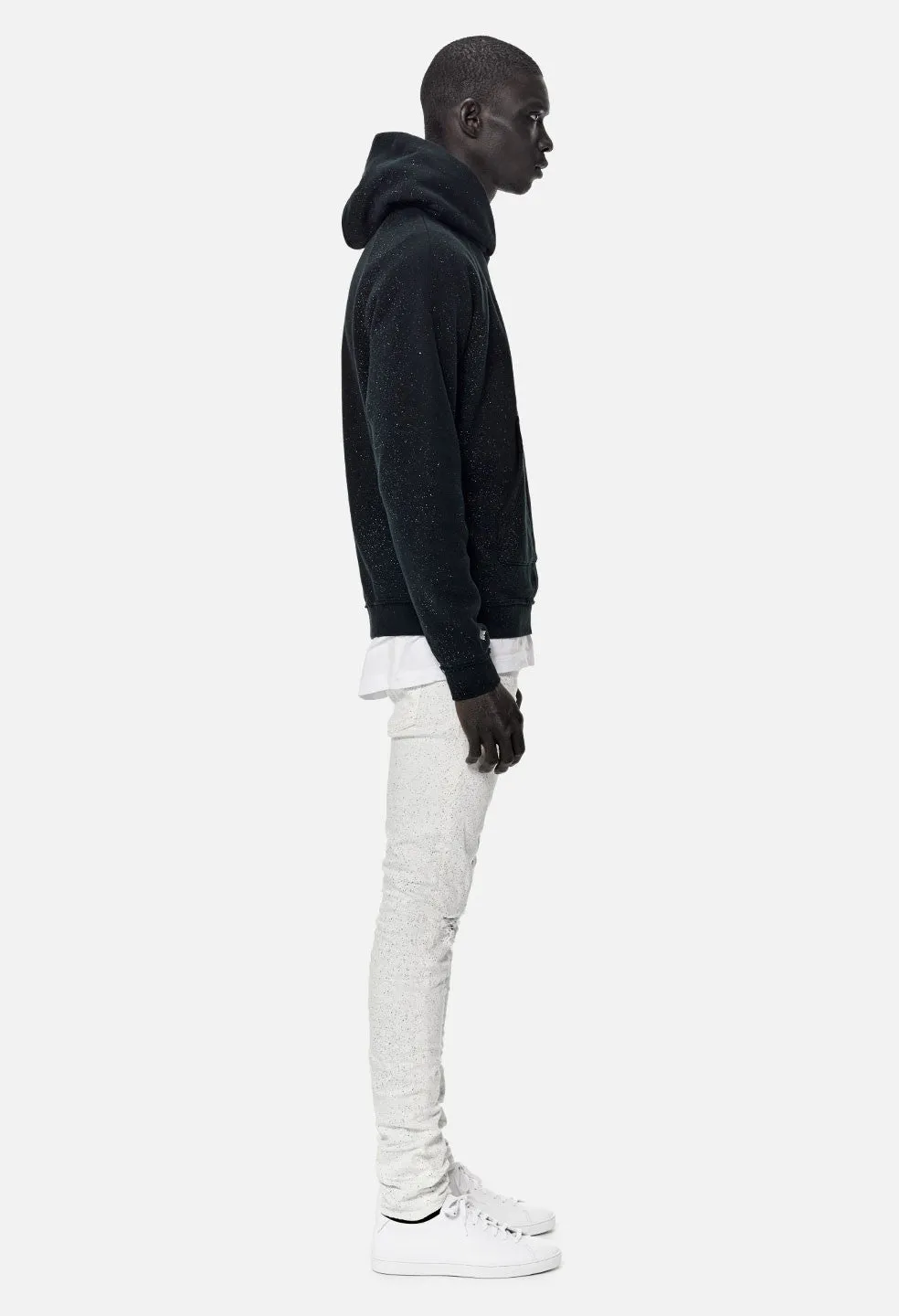 Oversized Raglan Hoodie / Doha Black