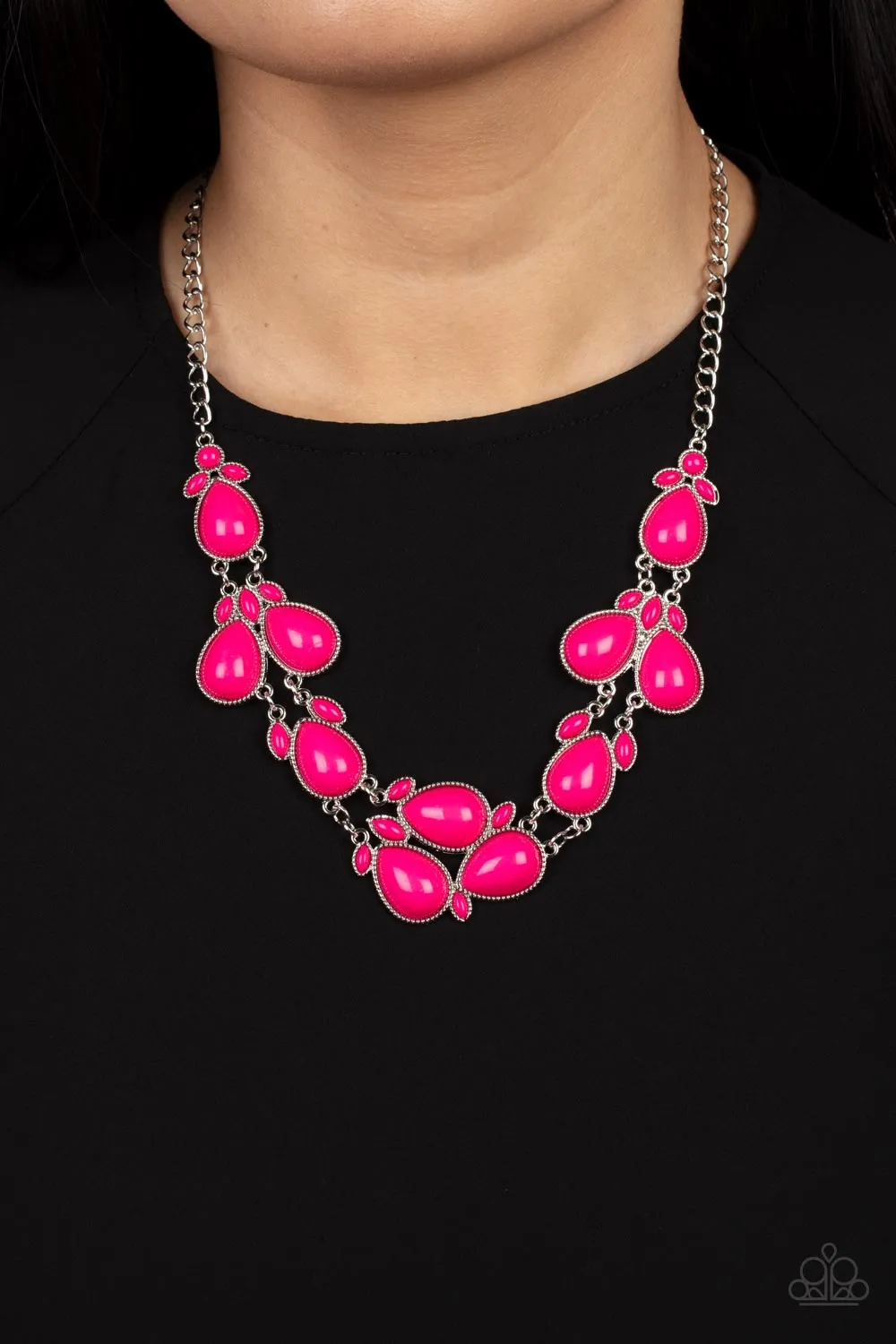 Paparazzi Botanical Banquet - Pink Necklace