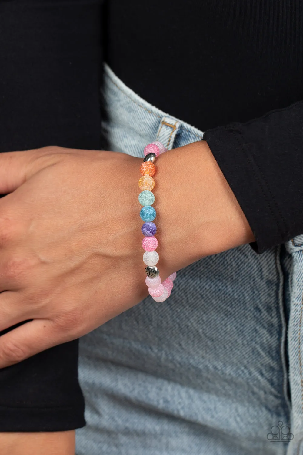 Paparazzi Lotus Chakra - Pink Bracelet