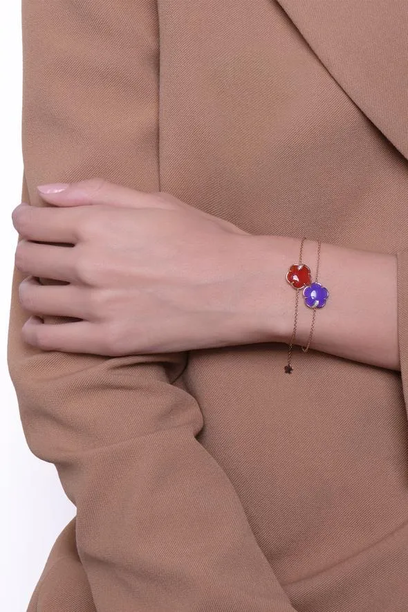 Pasquale Bruni - Petit Joli - Bracelet, 18k Rose Gold with Carnelian and Diamonds