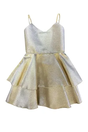 Platinum shimmer Tinsley dress