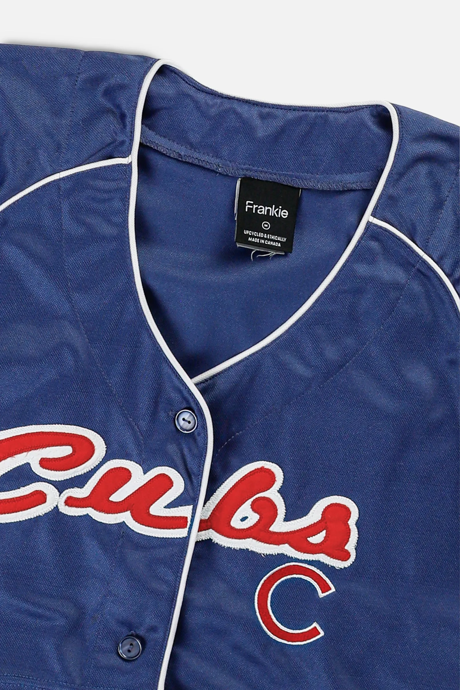 Rework Crop Chicago Cubs MLB Jersey - M