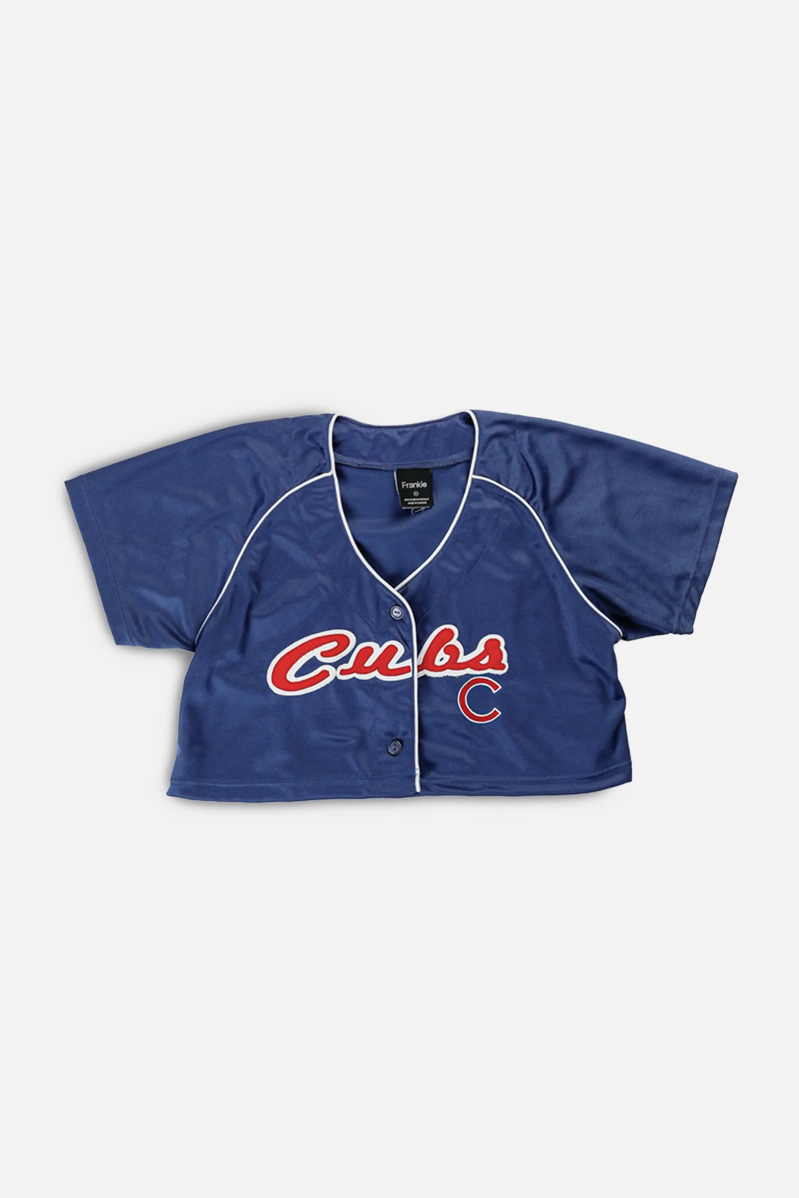 Rework Crop Chicago Cubs MLB Jersey - M