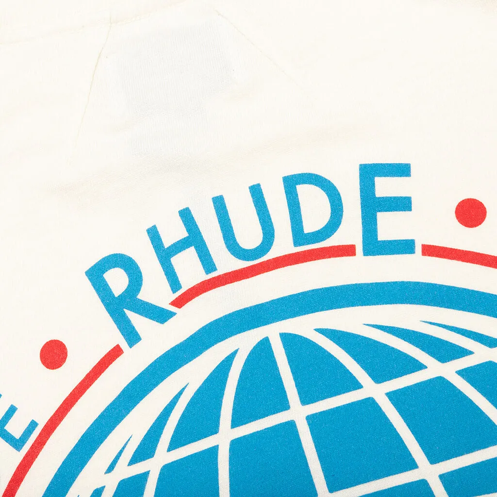 Rhude Worldwide Tee - Vintage White