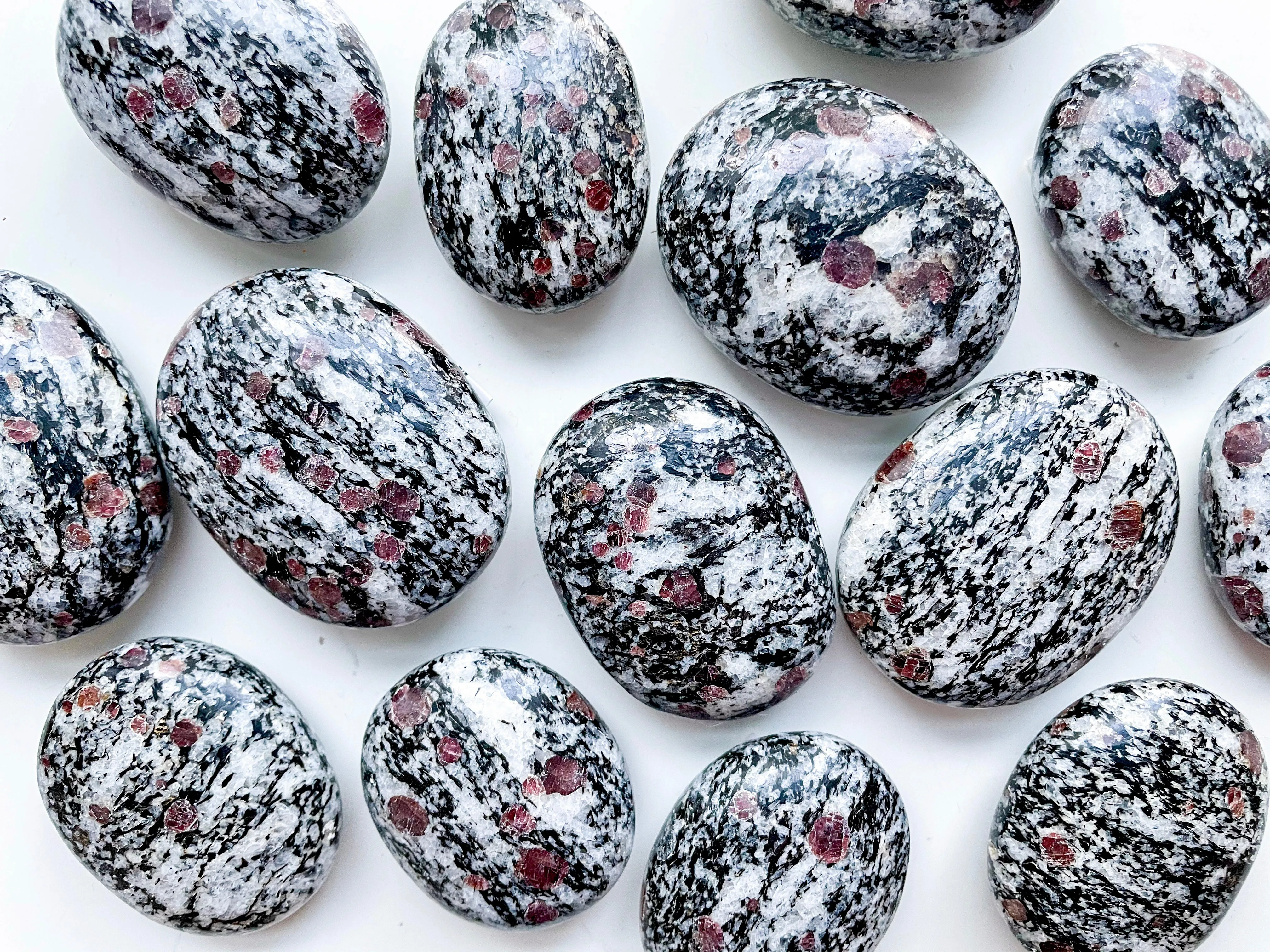 Ruby Spinel Palm Stones