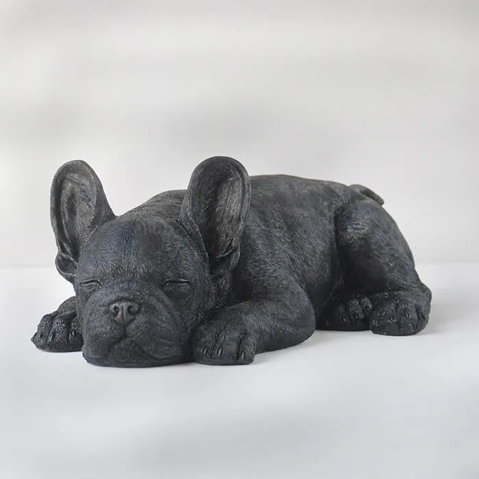 S White Moose Sleeping French Bulldog