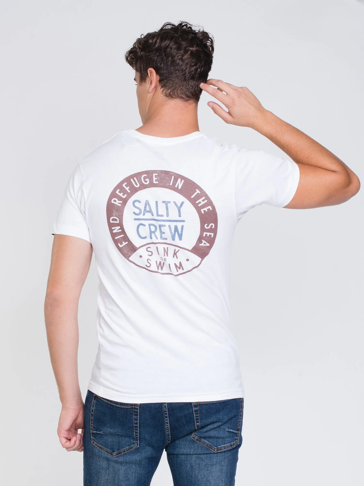 SALTY CREW BREAKWATER SHORT SLEEVE T-SHIRT  - CLEARANCE