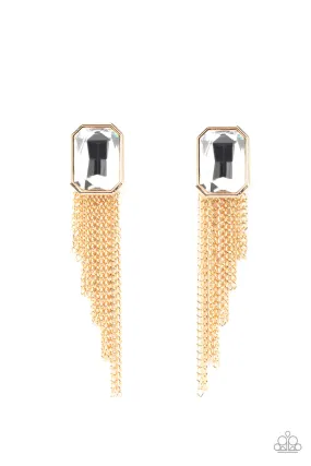 Save for a REIGNy Day Gold-Earrings