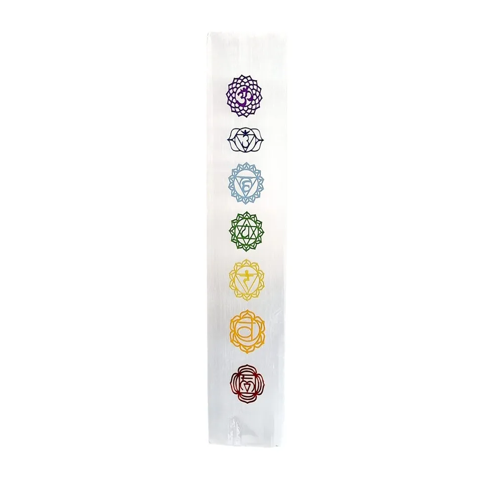 Selenite Chakra Stick