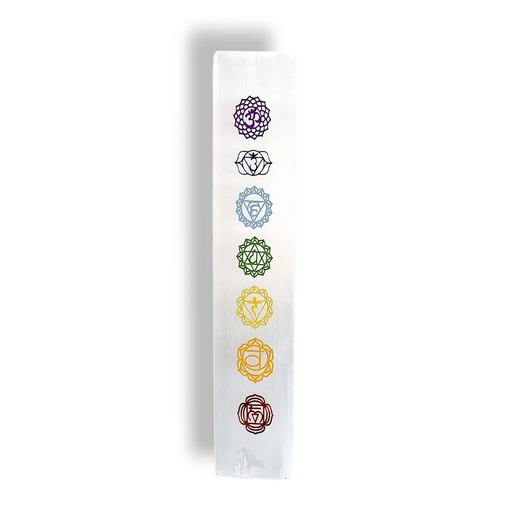 Selenite Chakra Stick