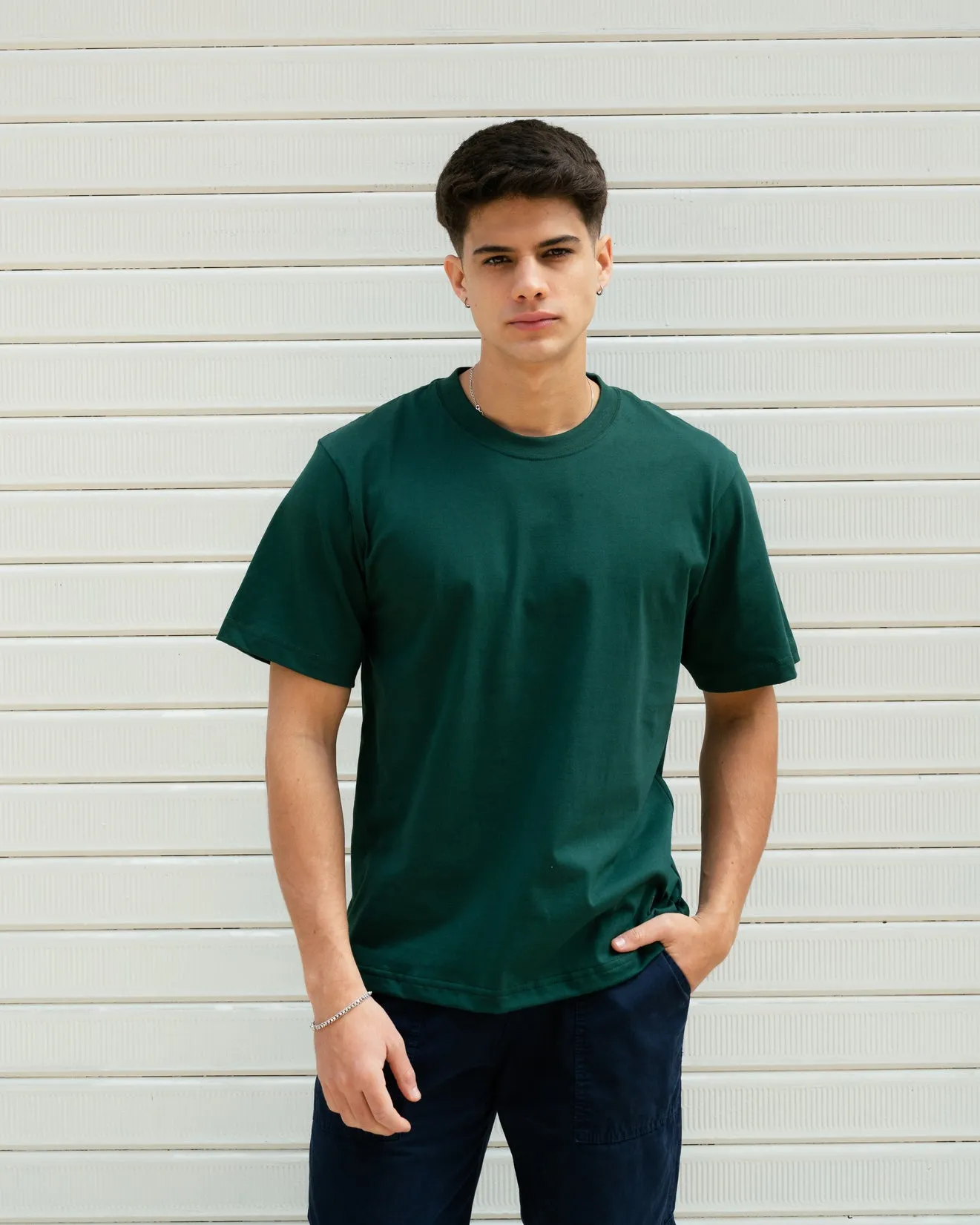 Semi Boxy Tee 20/1 - Verde