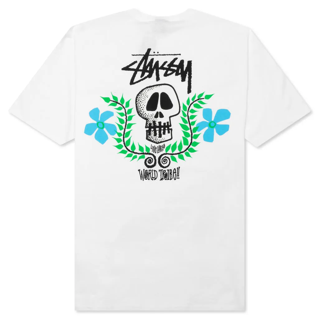 Skull Crest Tee - White