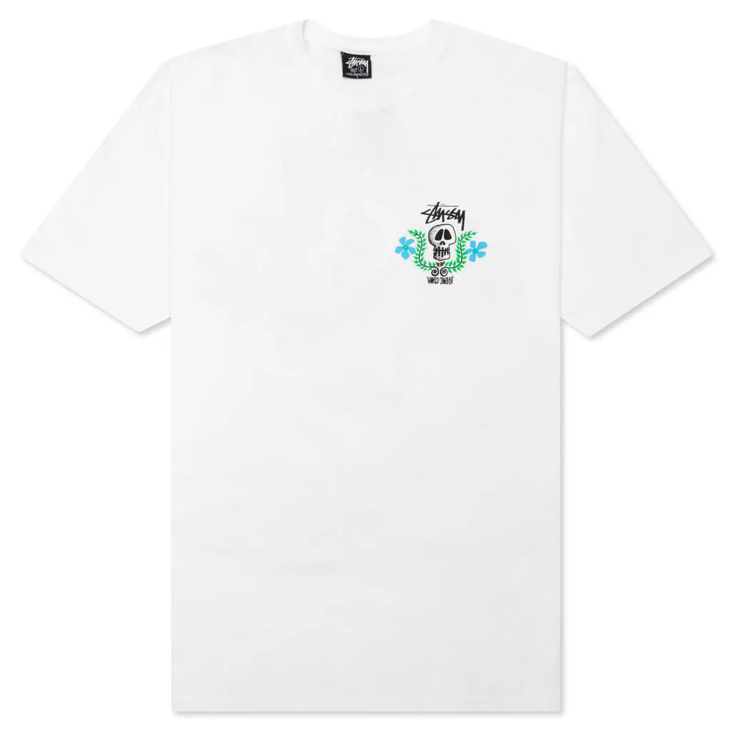 Skull Crest Tee - White