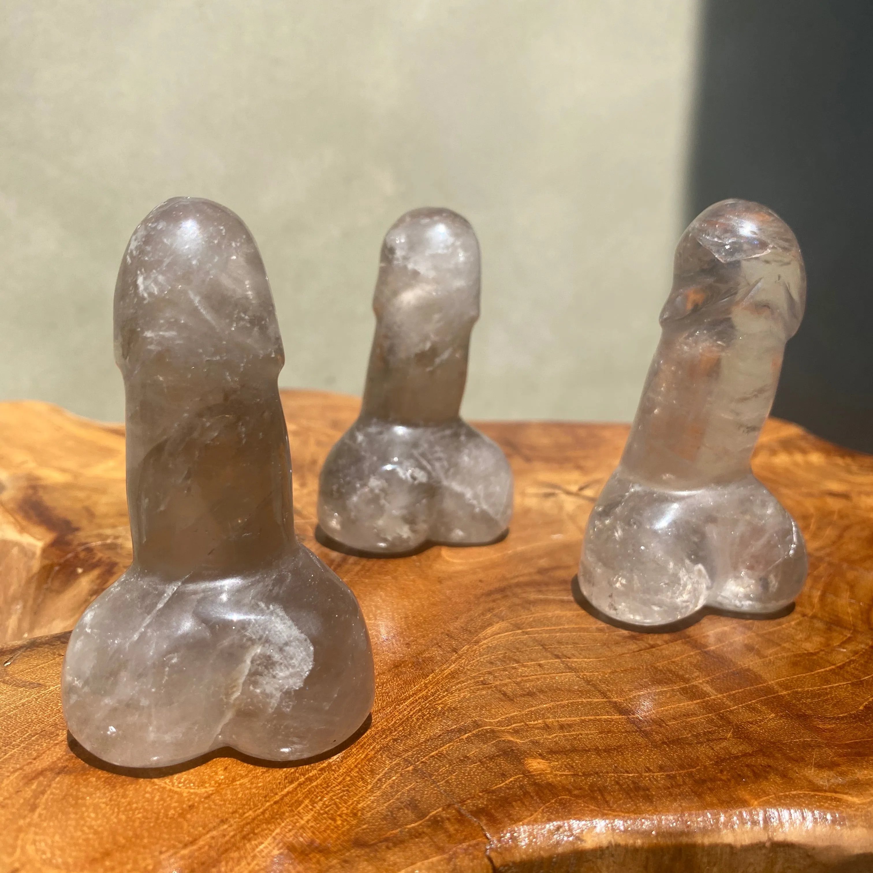 Small Smoky Quartz Phallus 3 Inch