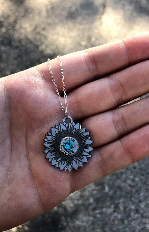 Stainless Steel Flower Necklace