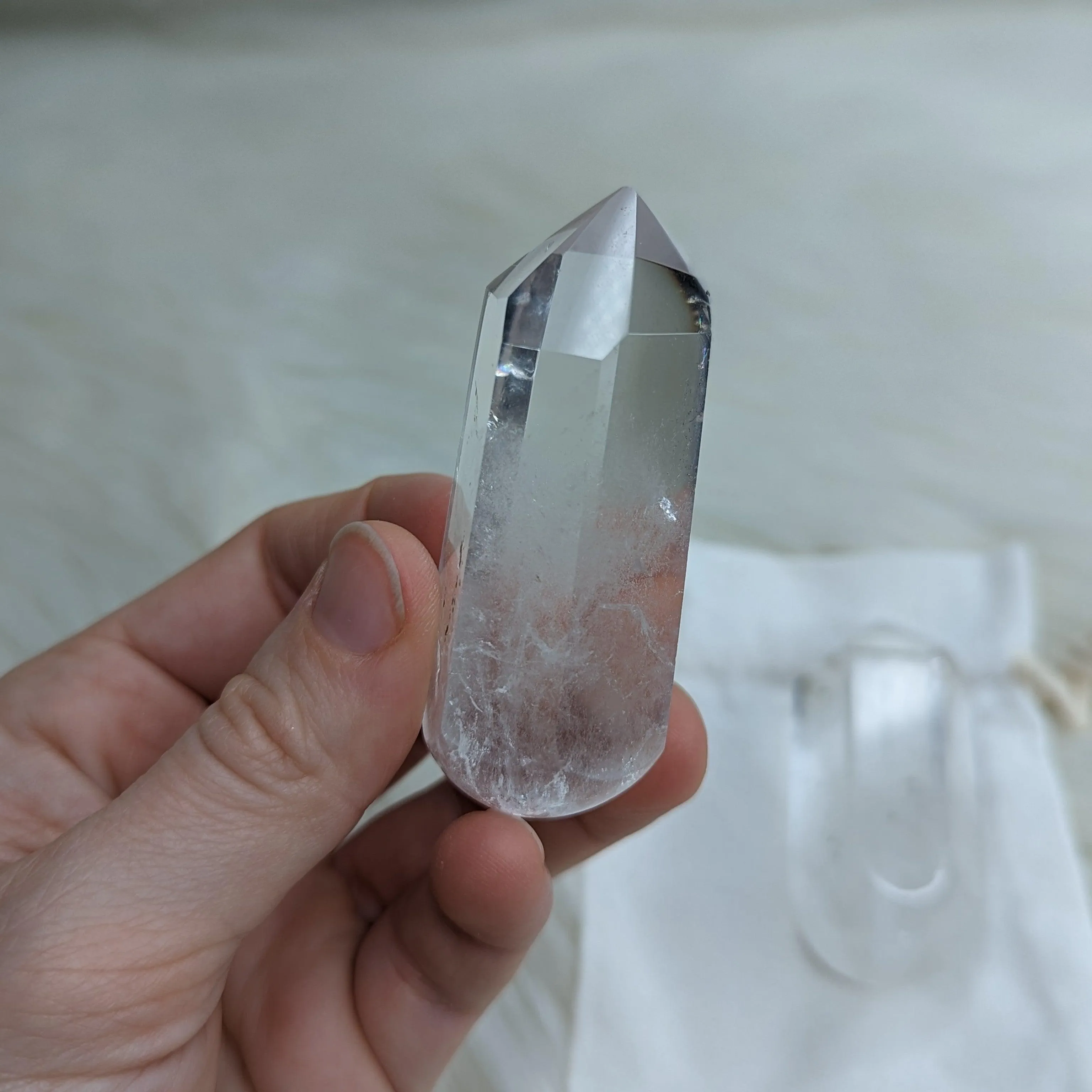 Super Clear Quartz Polished Point ~ Massage Wands ~ Locale Brazil