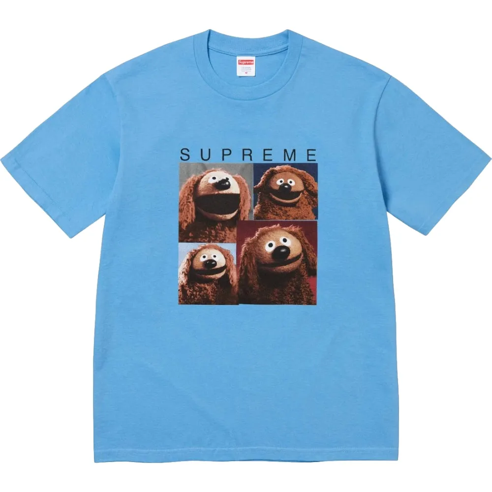 SUPREME ROWLF TEE-BRIGHT BLUE